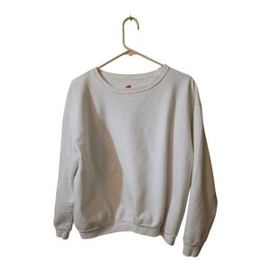 Hanes Kids Classic White Sweatshirt